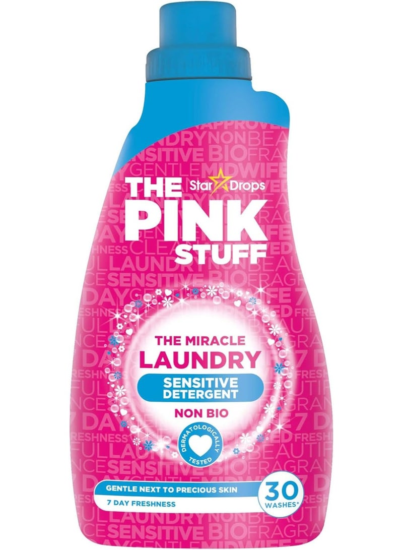 ستاردروبس ذا بينك ستاف، منظف الغسيل المعجزة للبشرة الحساسة، غير بيولوجي، 960 مل - Image 1